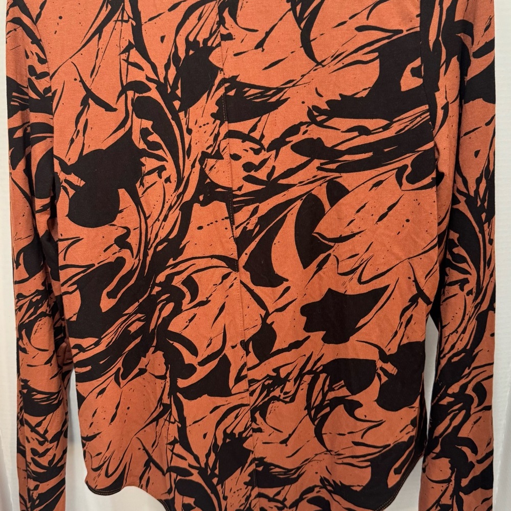 a new day Rust Orange Graphic Logo Pullover